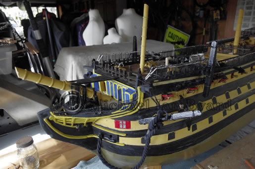 Port Side Anchors and Netting